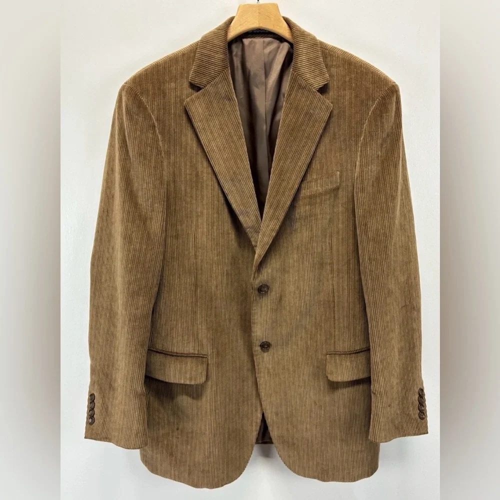 NWOT Dockers Corduroy Men's Tan Brown Blazer